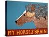 My Horses Brain-Stephen Huneck-Stretched Canvas