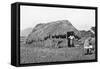 My House in Camp on the Guaso Nyiro, from 'Big Game Shooting on the Equator', 1908-Francis Arthur Dickinson-Framed Stretched Canvas