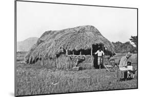 My House in Camp on the Guaso Nyiro, from 'Big Game Shooting on the Equator', 1908-Francis Arthur Dickinson-Mounted Giclee Print