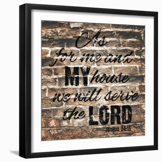 My House-Jace Grey-Framed Art Print