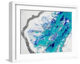 My Island Of Blue-Ajoya Grace-Framed Art Print