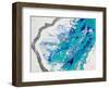 My Island Of Blue-Ajoya Grace-Framed Art Print