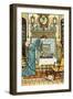 My Lady's Chamber, Frontispiece to "The House Beautiful"-Walter Crane-Framed Giclee Print