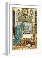 My Lady's Chamber, Frontispiece to "The House Beautiful"-Walter Crane-Framed Giclee Print