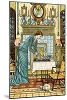 My Lady's Chamber, Frontispiece to "The House Beautiful"-Walter Crane-Mounted Giclee Print