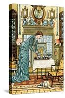 My Lady's Chamber, Frontispiece to "The House Beautiful"-Walter Crane-Stretched Canvas