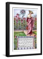 My Lady's Garden, c.1885-Walter Crane-Framed Art Print