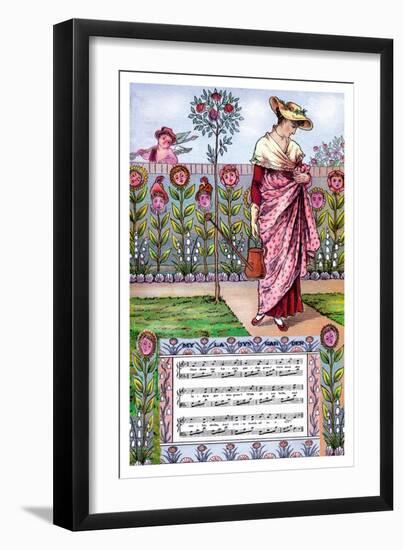 My Lady's Garden, c.1885-Walter Crane-Framed Art Print