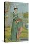 My Lady's Garden-Walter Crane and Kate Greenaway-Stretched Canvas