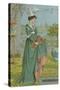 My Lady's Garden-Walter Crane and Kate Greenaway-Stretched Canvas