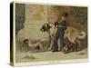My Lady's Pets-John Charles Dollman-Stretched Canvas