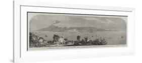 My Last Look at Sicily, from the Coast of Calabria, Between Reggio and St Giovanni-Frank Vizetelly-Framed Giclee Print