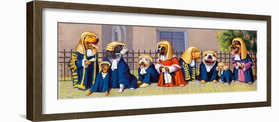 My Learned Friends-Bryan Moon-Framed Giclee Print