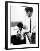 My Life to Live, (aka Vivre Sa Vie), Anna Karina at Left, 1962-null-Framed Premium Photographic Print