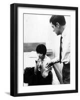 My Life to Live, (aka Vivre Sa Vie), Anna Karina at Left, 1962-null-Framed Photo