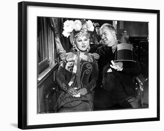 My Little Chickadee, Mae West, W.C. Fields, 1940-null-Framed Photo