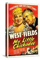 My Little Chickadee, Mae West, W.C. Fields, 1940-null-Stretched Canvas