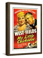 My Little Chickadee, Mae West, W.C. Fields, 1940-null-Framed Art Print