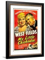 My Little Chickadee, Mae West, W.C. Fields, 1940-null-Framed Art Print