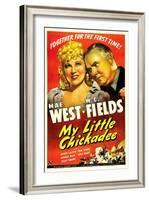 My Little Chickadee, Mae West, W.C. Fields, 1940-null-Framed Art Print