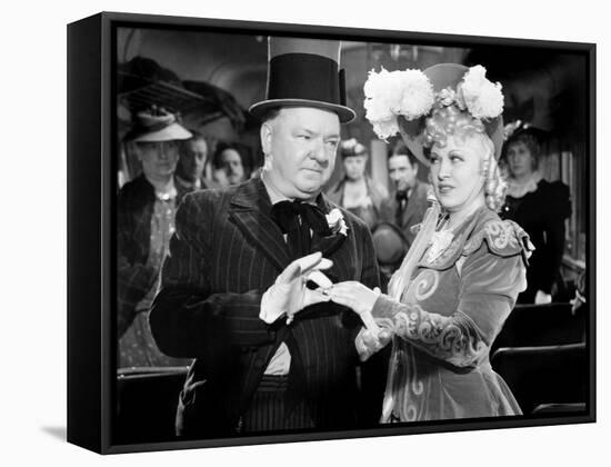 My Little Chickadee, W.C. Fields, Mae West, 1940-null-Framed Stretched Canvas