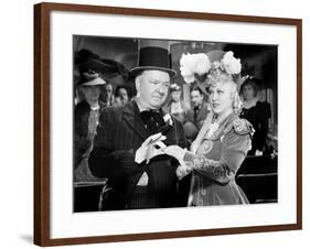 My Little Chickadee, W.C. Fields, Mae West, 1940-null-Framed Photo