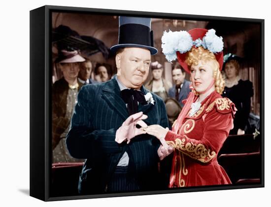 My Little Chickadee, W.C. Fields, Mae West, 1940-null-Framed Stretched Canvas