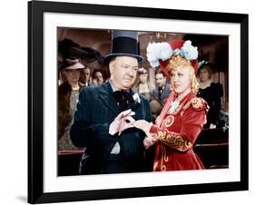 My Little Chickadee, W.C. Fields, Mae West, 1940-null-Framed Photo