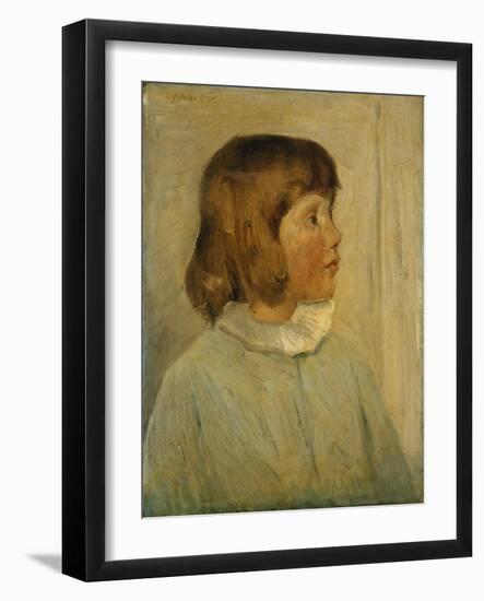 My Little Daughter-Julian Alden Weir-Framed Giclee Print