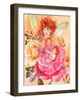 My Little Rosebud-Judy Mastrangelo-Framed Giclee Print