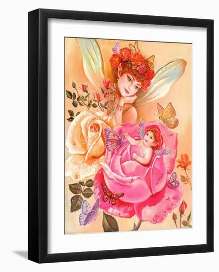 My Little Rosebud-Judy Mastrangelo-Framed Giclee Print