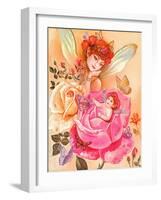 My Little Rosebud-Judy Mastrangelo-Framed Giclee Print