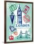 My London Trip-Bella Dos Santos-Framed Art Print