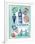 My London Trip-Bella Dos Santos-Framed Art Print