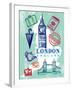 My London Trip-Bella Dos Santos-Framed Art Print