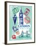 My London Trip-Bella Dos Santos-Framed Art Print