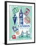 My London Trip-Bella Dos Santos-Framed Art Print