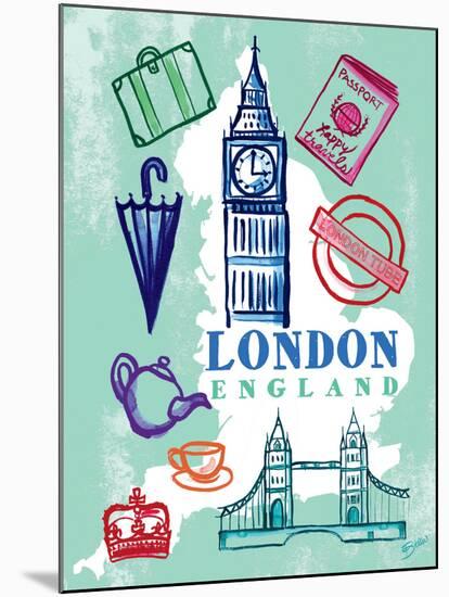 My London Trip-Bella Dos Santos-Mounted Art Print