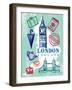 My London Trip-Bella Dos Santos-Framed Art Print