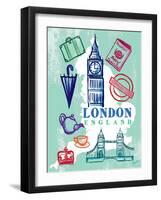 My London Trip-Bella Dos Santos-Framed Art Print