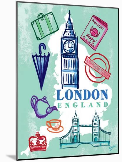 My London Trip-Bella Dos Santos-Mounted Art Print