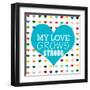 My Love Grows-Shelley Lake-Framed Art Print