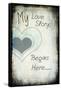 My Love Story-LightBoxJournal-Framed Stretched Canvas