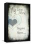 My Love Story-LightBoxJournal-Framed Stretched Canvas