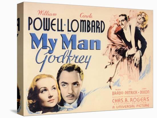 My Man Godfrey, 1936-null-Stretched Canvas