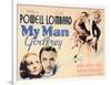 My Man Godfrey, 1936-null-Framed Art Print