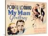 My Man Godfrey, 1936-null-Stretched Canvas