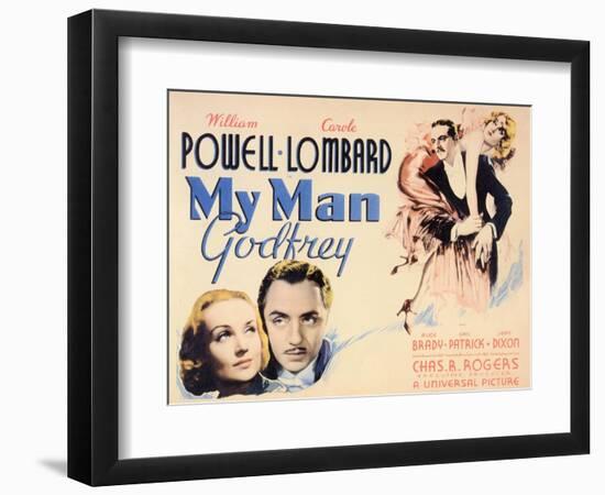 My Man Godfrey, 1936-null-Framed Art Print