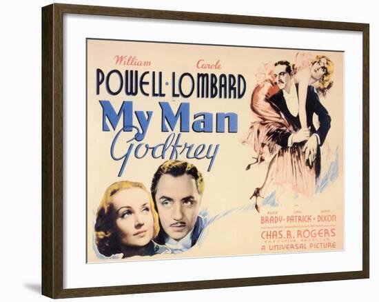 My Man Godfrey, 1936-null-Framed Art Print