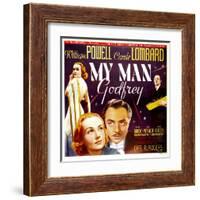 My Man Godfrey, Carole Lombard, William Powell, 1936-null-Framed Art Print